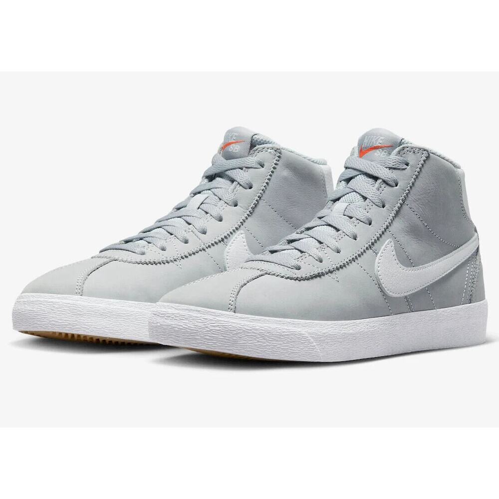Nike SB Bruin High (Womens Size 12.5) Shoes DV5472 001 Wolf Grey